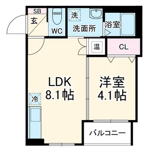 F asecia-hk【0103号室】の間取り