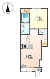 カーサミミー【01010号室】の間取り