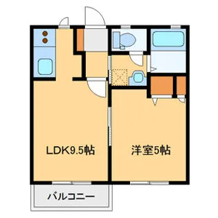 ステラハイツB【1階】の間取り