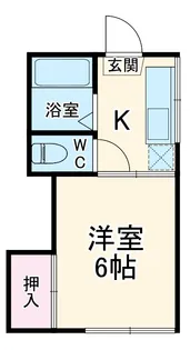 FC秦野南矢名コーポ【1階】の間取り