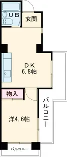 豪徳寺レジデンス【303号室】の間取り