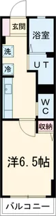 ルミエール県立女子大前B【1階】の間取り