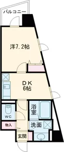 TKフラッツ渋谷【1階】の間取り