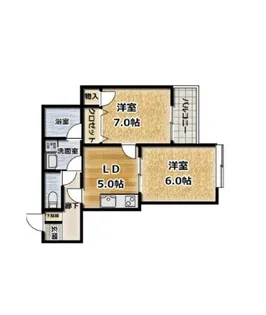 プレンディ本牧【303号室】の間取り
