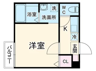 グッドシャインレジデンス西大宮【1階】の間取り