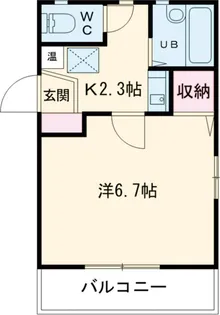 ヴィラ・マツモト【1階】の間取り