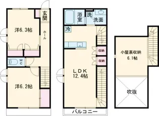 コンフォート【1階】の間取り