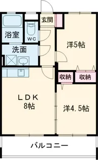 アルメール【4階】の間取り