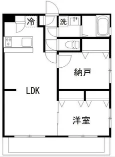 カルディア中央【3階】の間取り