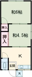 村上荘【2階】の間取り