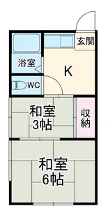 ハイツ高峯【1階】の間取り