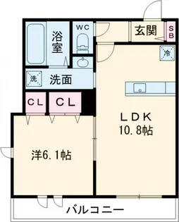 ARTHUR【501号室】の間取り