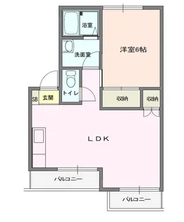 ミノルハイツ【2階】の間取り