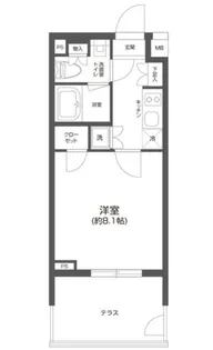 GRAN PASEO 四谷若葉【1階】の間取り