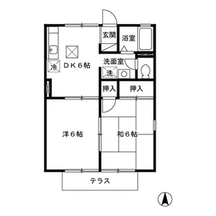 はなみずき【1階】の間取り