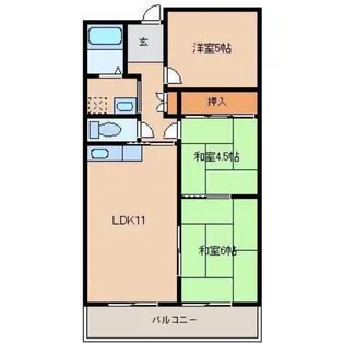 メルベーユ246【302号室】の間取り