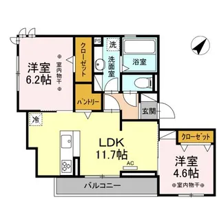 スミーベル【3階】の間取り