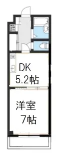 サンバティーク【502号室】の間取り