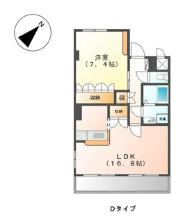 ペアウッド【4階】の間取り