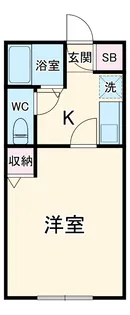 レスポワール幕張【1階】の間取り