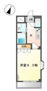 ソフィエール Ⅱ【301号室】の間取り