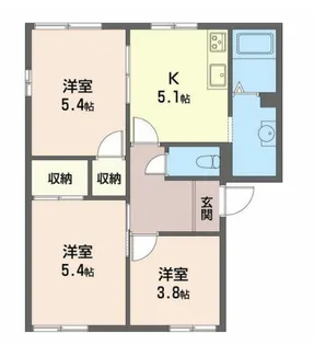 エクセル湘南 C【1階】の間取り