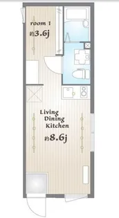 Elysion北千束【2階】の間取り