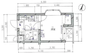 日神パレステージ根岸【503号室】の間取り