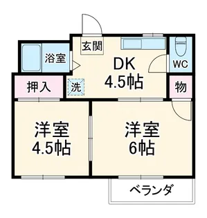 フォーブル大井田 A【106号室】の間取り