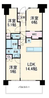 ソライエ南桜井【5階】の間取り