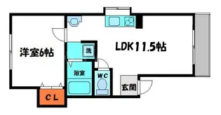メゾン貞光Ⅲ【2階】の間取り