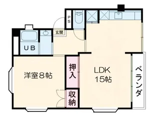 清水マンション【205号室】の間取り