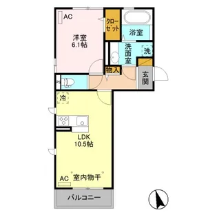 EXCELENTE 楓【2階】の間取り