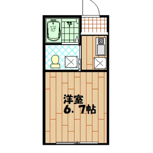 Moca House【0203号室】の間取り