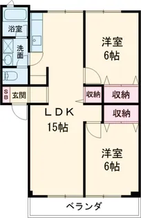 グレート甚【2階】の間取り