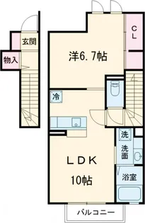 エスペランサ Ⅲ【2階】の間取り