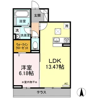 SIXTOWN【2階】の間取り