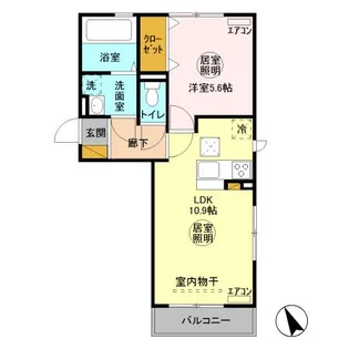代官山シティヒルズ A【1階】の間取り