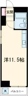 ハイツオーエド【4階】の間取り