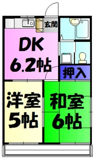 メゾン米倉【0303号室】の間取り