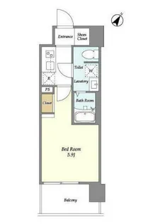 La Douceur川崎Ⅰ【1204号室】の間取り