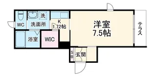 FRIEDEN HAUS中山【103号室】の間取り