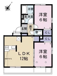 シャルマン・T【2階】の間取り