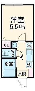 読売ランド駅新築アパート【1階】の間取り