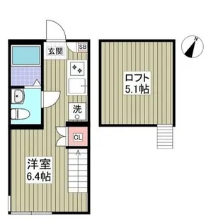 ヴィルナタル【2階】の間取り
