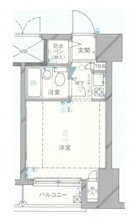 東白楽三和プラザⅡ【603号室】の間取り