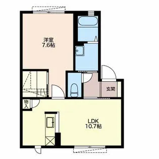 サイドパーク曙Ⅱ【1階】の間取り