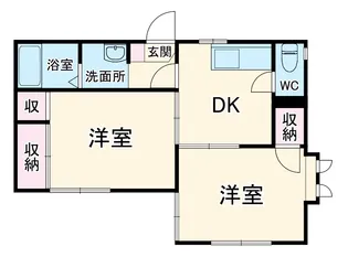 ミッチェルF1【1階】の間取り