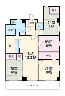 ルミエール【107号室】の間取り