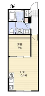 FENICE HAKURAKU(フェニーチェ白楽)【1階】の間取り